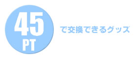 45PTで交換できるグッズ